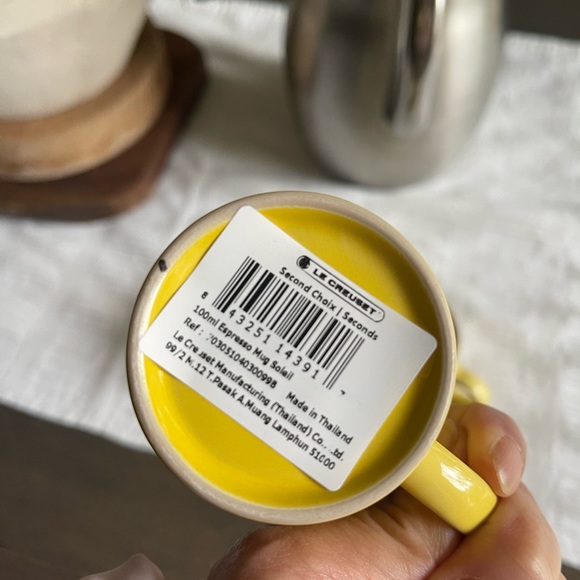 NWT LE creuset Cappuccino cups set of 5 - Picture 2 of 5